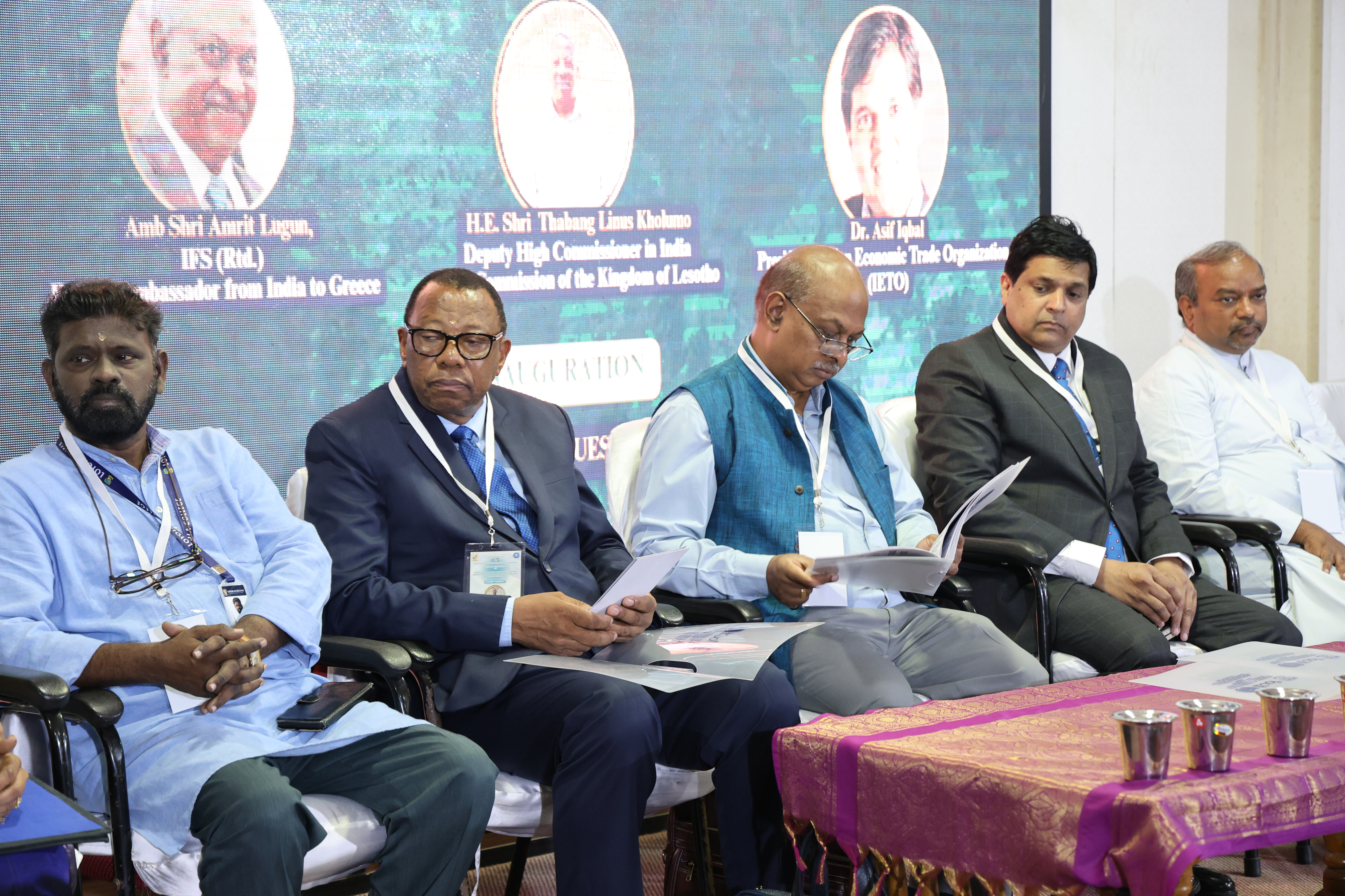 Loyola College IETO launch the India’s Trade Strategyand Multipolar Trade Achitecture